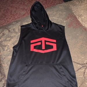 Tap out sleeveless hoodie